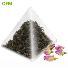 OEM Heat Seal Food Grade Biodegradable Transparent Nylon Triangle Pyramid Shaped Tea Bags/Teabags